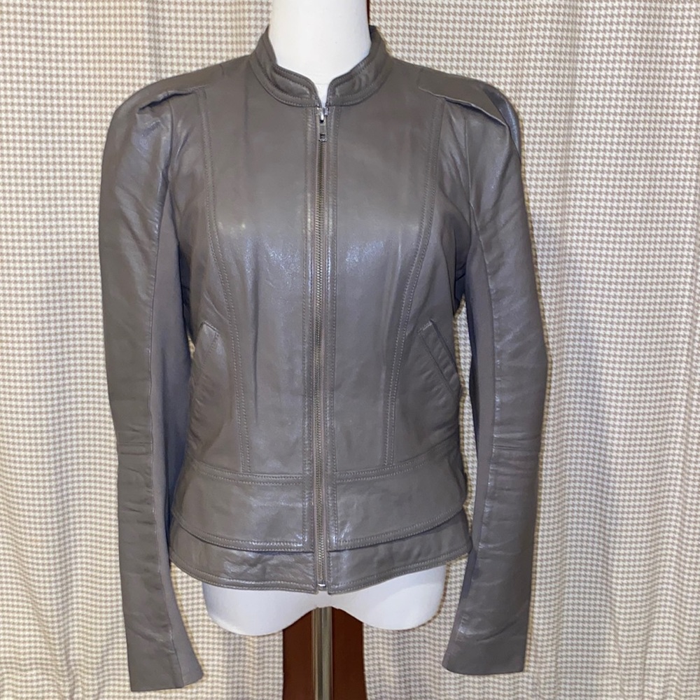 hinge leather jacket